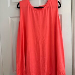 Lane Bryant Vibrant Neon Pink/Coral Tank - 26/28